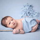 Baby Premium Stretch Fabric Set SR047 | Set of 4 | Sky